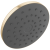 DELTA Universal Showering Components PivotPro Raincan Shower Head with TouchClean Spray Face — Champagne Bronze