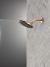 DELTA Universal Showering Components PivotPro Raincan Shower Head with TouchClean Spray Face — Champagne Bronze
