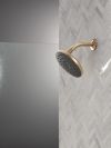DELTA Universal Showering Components PivotPro Raincan Shower Head with TouchClean Spray Face — Champagne Bronze