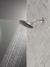 DELTA Universal Showering Components PivotPro Raincan Shower Head with TouchClean Spray Face — Spotshield Brushed Nickel