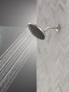 DELTA Universal Showering Components PivotPro Raincan Shower Head with TouchClean Spray Face — Spotshield Brushed Nickel