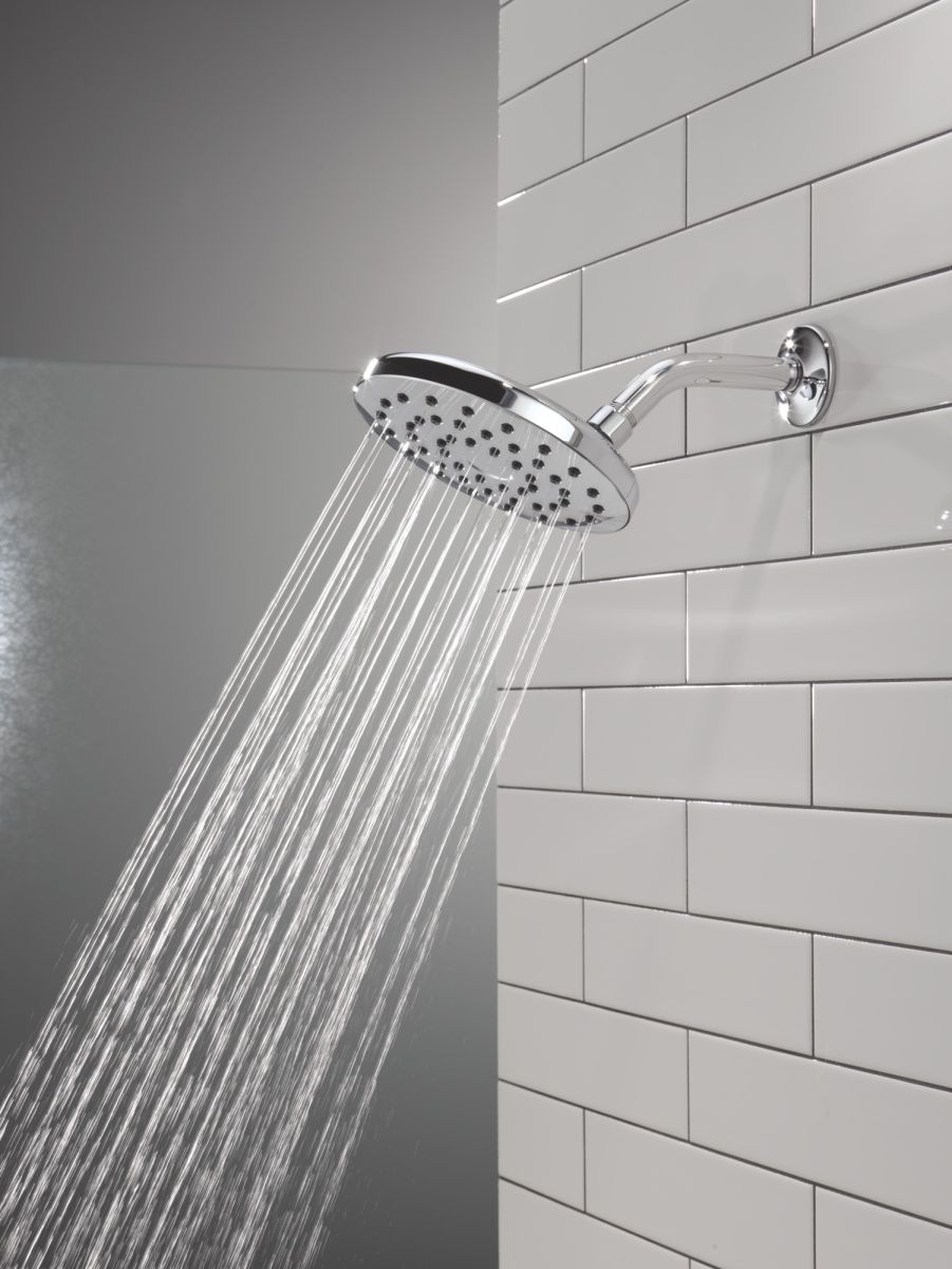 DELTA Universal Showering Components PivotPro Raincan Shower Head — Chrome