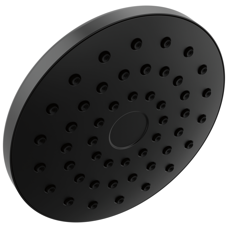 DELTA Universal Showering Components PivotPro Raincan Shower Head — Matte Black