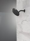 DELTA Universal Showering Components PivotPro Raincan Shower Head — Matte Black