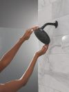 DELTA Universal Showering Components PivotPro Raincan Shower Head — Matte Black