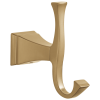 DELTA Dryden Double Robe Hook — Champagne Bronze