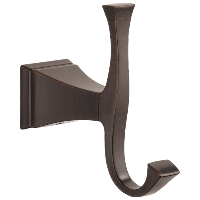 DELTA Dryden Double Robe Hook — Venetian Bronze