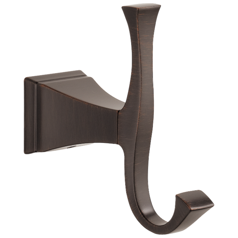 DELTA Dryden Double Robe Hook — Venetian Bronze