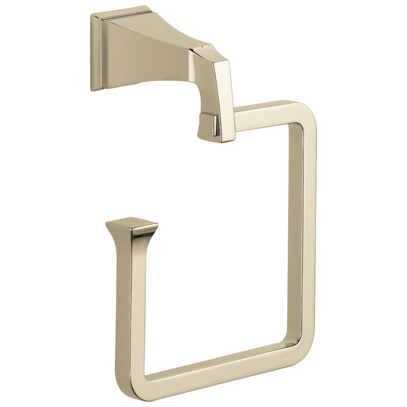 DELTA Dryden Towel Ring — Polished Nickel