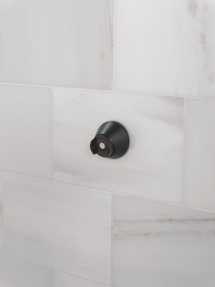 DELTA Universal Showering Components SureDock Magnetic Docking Mount — Matte Black