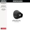 DELTA Universal Showering Components SureDock Magnetic Docking Mount — Matte Black