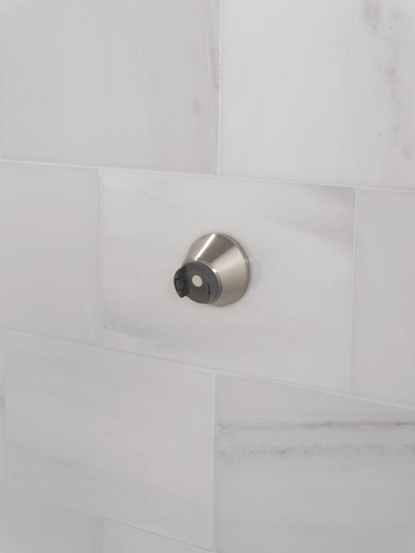 DELTA Universal Showering Components SureDock Magnetic Docking Mount — Spotshield Brushed Nickel