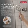 DELTA Universal Showering Components SureDock Magnetic Docking Mount — Spotshield Brushed Nickel
