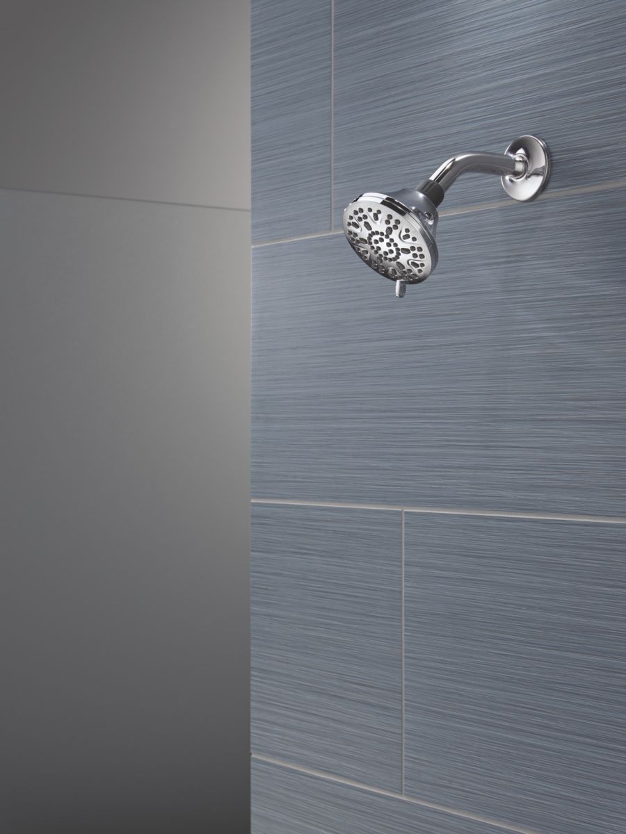 DELTA Universal Showering Components 3-Setting Shower Head, 2-Pack — Chrome