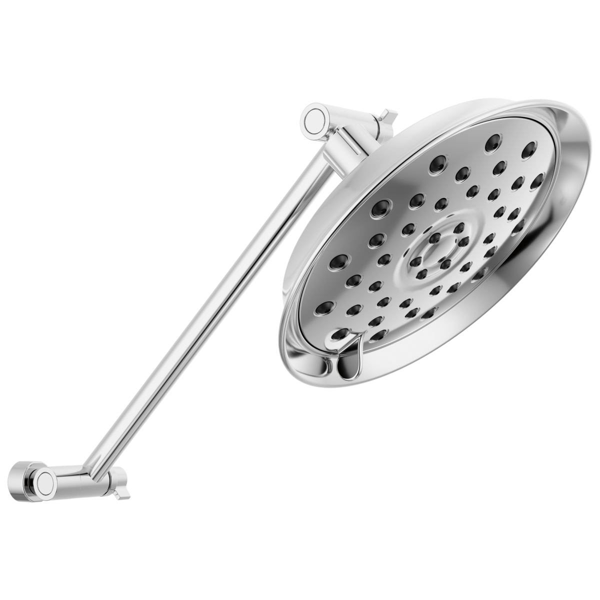 DELTA Universal Showering Components Shower Head with Adjustable Arm — Chrome