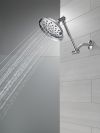 DELTA Universal Showering Components Shower Head with Adjustable Arm — Chrome