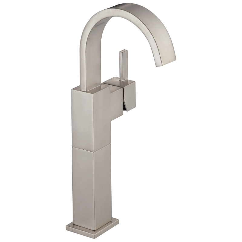 DELTA Vero Single Handle Vessel Bathroom Faucet — Stainless