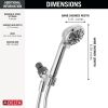 DELTA Universal Showering Components 4-Setting Hand Shower — Chrome