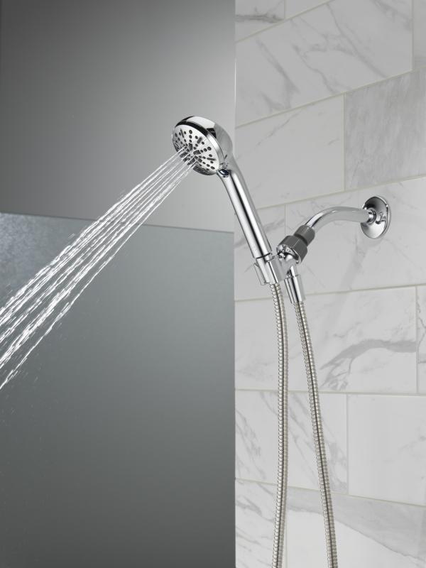 DELTA Universal Showering Components 4-Setting Hand Shower — Chrome