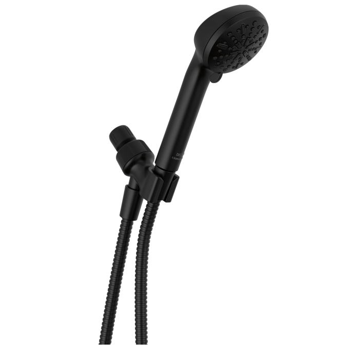 DELTA Universal Showering Components 4-Setting Hand Shower — Matte Black