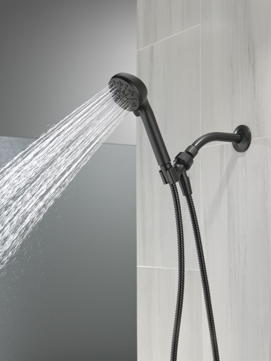 DELTA Universal Showering Components 4-Setting Hand Shower — Matte Black