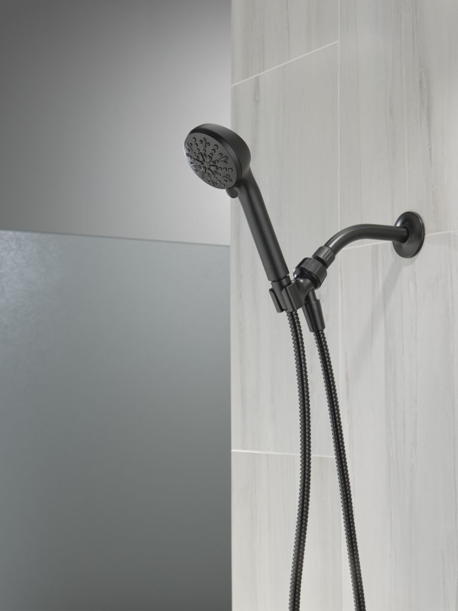 DELTA Universal Showering Components 4-Setting Hand Shower — Matte Black