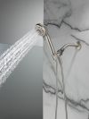 DELTA Universal Showering Components 4-Setting Hand Shower — Spotshield Brushed Nickel