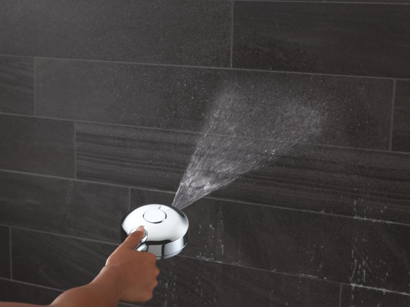 DELTA Universal Showering Components 5-Setting HydroRain with ProClean — Chrome