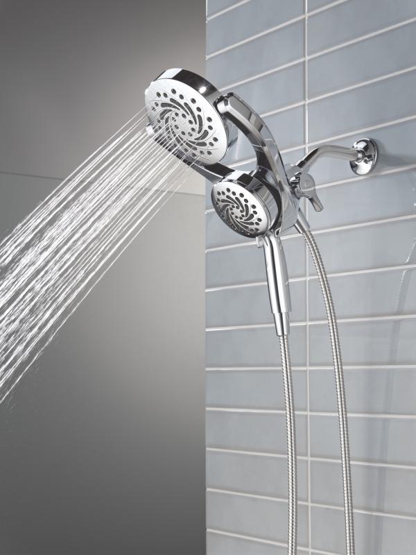 DELTA Universal Showering Components 5-Setting HydroRain with ProClean — Chrome