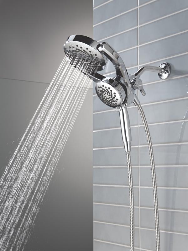 DELTA Universal Showering Components 5-Setting HydroRain with ProClean — Chrome