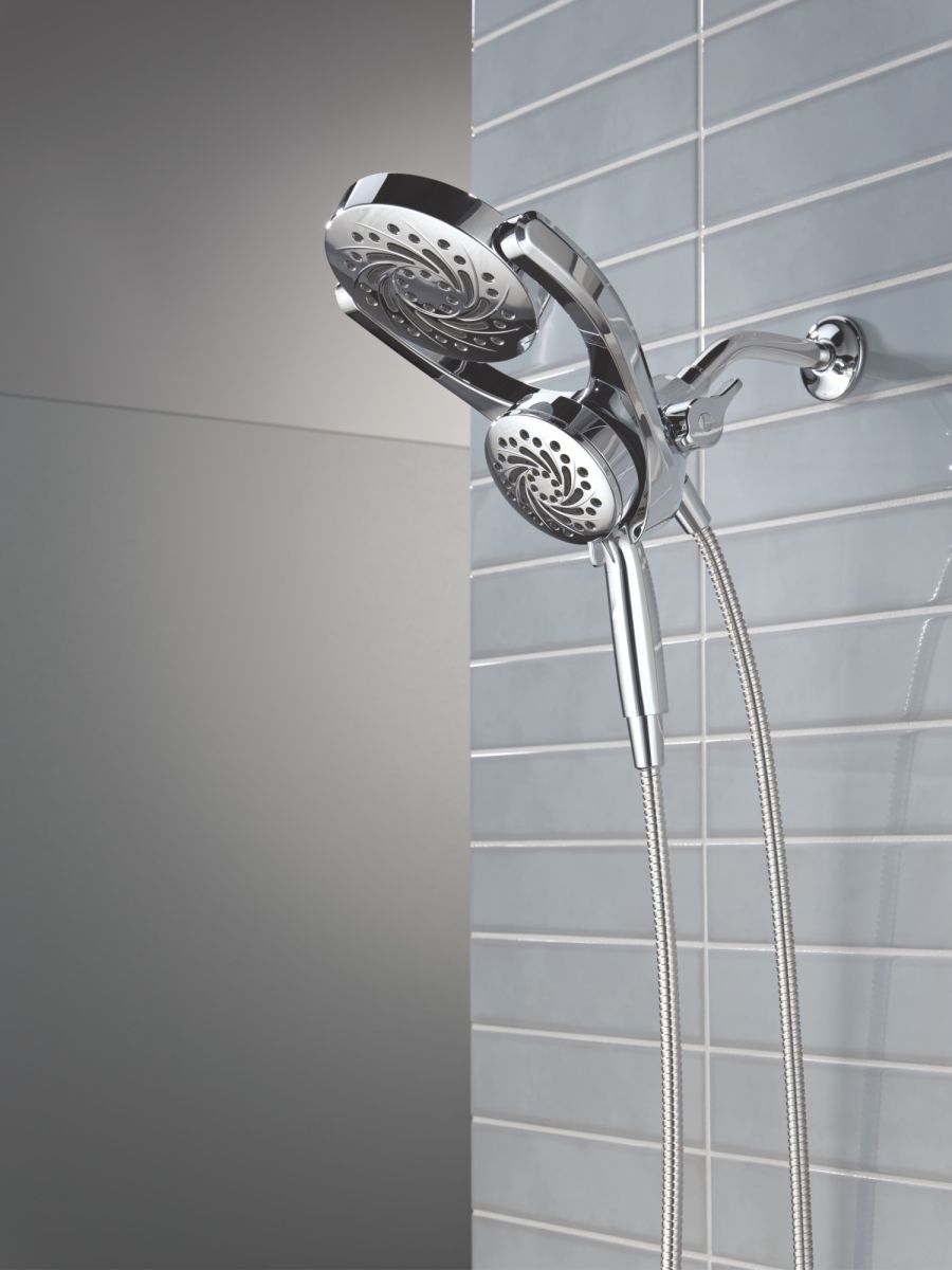 DELTA Universal Showering Components 5-Setting HydroRain with ProClean — Chrome