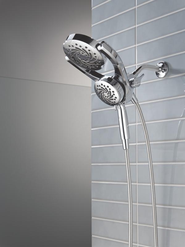 DELTA Universal Showering Components 5-Setting HydroRain with ProClean — Chrome