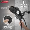 DELTA Universal Showering Components 5-Setting HydroRain with ProClean — Matte Black