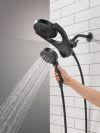 DELTA Universal Showering Components 5-Setting HydroRain with ProClean — Matte Black