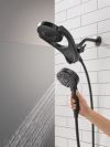 DELTA Universal Showering Components 5-Setting HydroRain with ProClean — Matte Black
