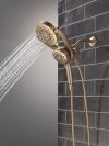 DELTA Universal Showering Components 5-Setting HydroRain with ProClean — Champagne Bronze