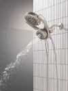 DELTA Universal Showering Components 5-Setting HydroRain with ProClean — Spotshield Brushed Nickel