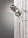 DELTA Universal Showering Components 5-Setting HydroRain with ProClean — Spotshield Brushed Nickel