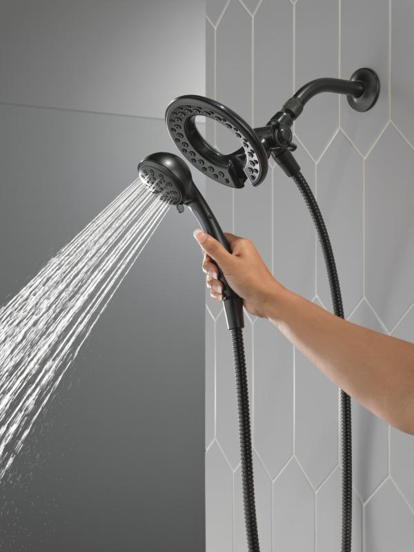 DELTA Universal Showering Components 4-Setting In2ition — Matte Black