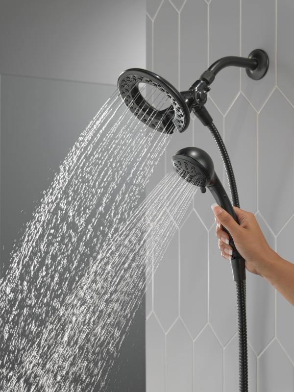 DELTA Universal Showering Components 4-Setting In2ition — Matte Black