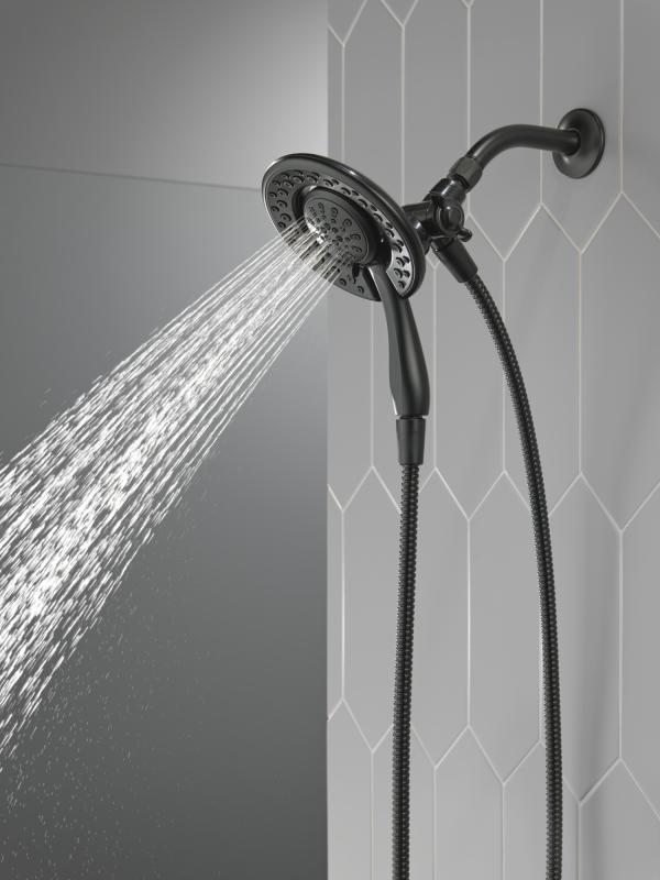 DELTA Universal Showering Components 4-Setting In2ition — Matte Black