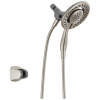 DELTA Universal Showering Components 4-Setting In2ition — Spotshield Brushed Nickel