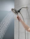 DELTA Universal Showering Components 4-Setting In2ition — Spotshield Brushed Nickel