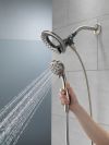 DELTA Universal Showering Components 4-Setting In2ition — Spotshield Brushed Nickel