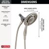 DELTA Universal Showering Components 4-Setting In2ition — Spotshield Brushed Nickel