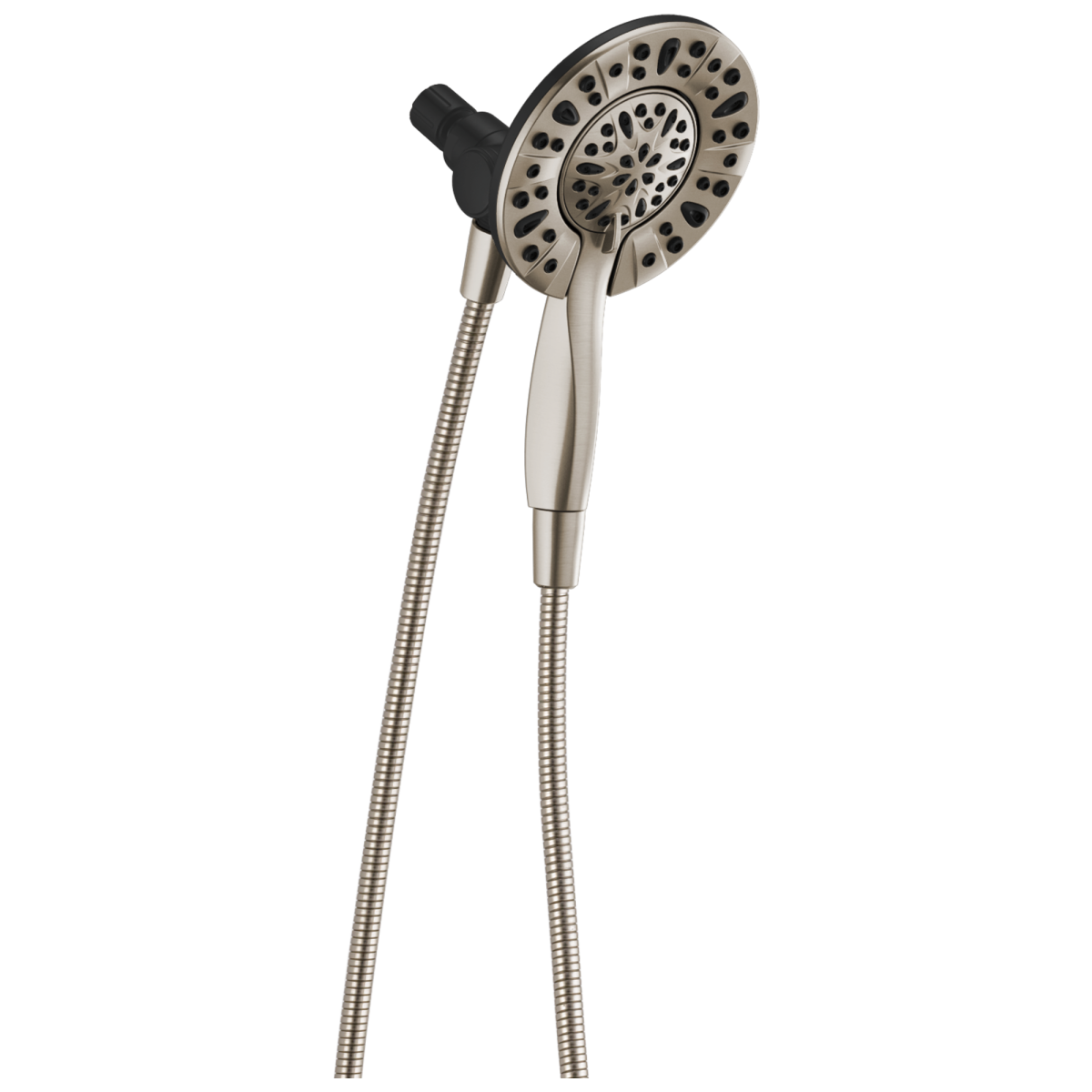 DELTA Universal Showering Components In2ition 4-Setting Two-in-One Shower — Spotshield Brushed Nickel