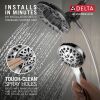 DELTA Universal Showering Components In2ition 4-Setting Two-in-One Shower — Chrome