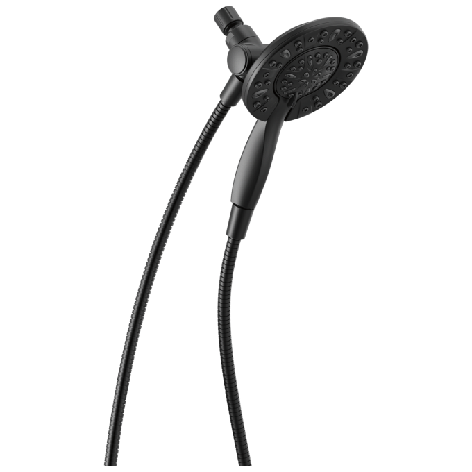 DELTA Universal Showering Components In2ition 4-Setting Two-in-One Shower — Matte Black