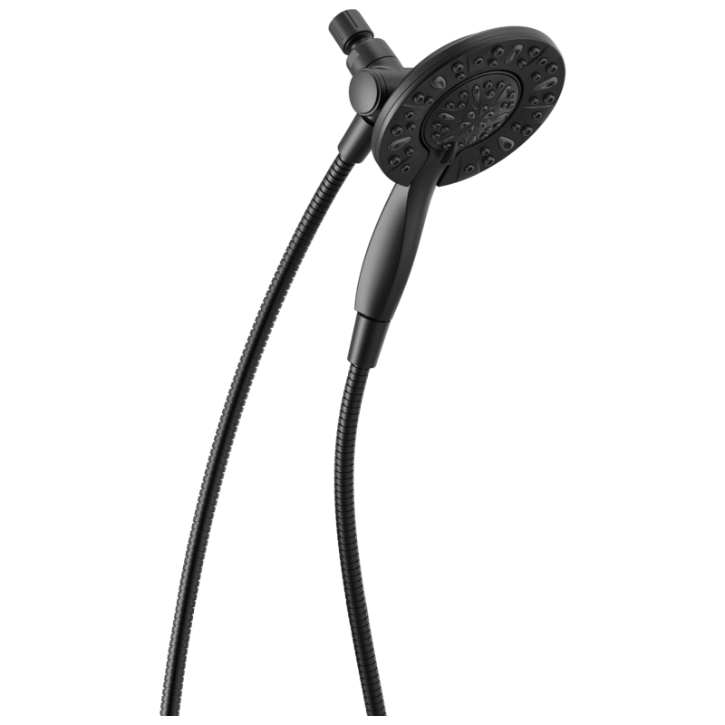 DELTA Universal Showering Components In2ition 4-Setting Two-in-One Shower — Matte Black