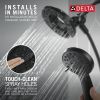 DELTA Universal Showering Components In2ition 4-Setting Two-in-One Shower — Matte Black
